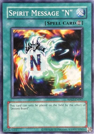 Spirit Message "N"