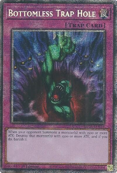 Bottomless Trap Hole