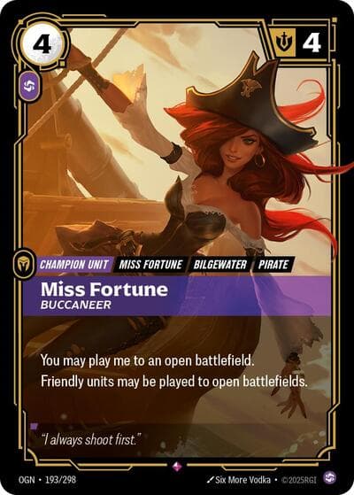 Miss Fortune, Buccaneer
