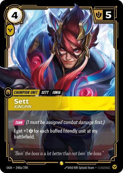 Sett, Kingpin (Alternate Art)