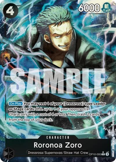 Roronoa Zoro - OP10-095 (Alternate Art)