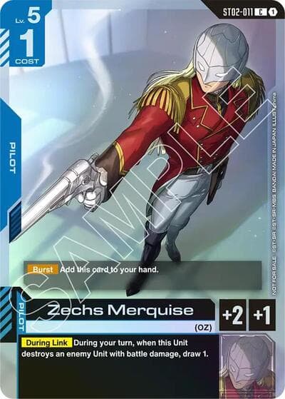Zechs Merquise (Championship Participation Pack 01)