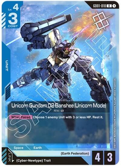 Unicorn Gundam 02 Banshee (Unicorn Mode) (Judge Pack 01)