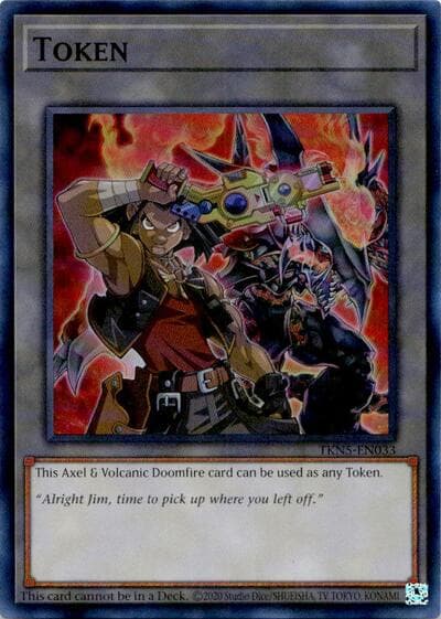 Token: Axel & Volcanic Doomfire