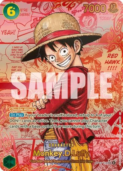 Monkey.D.Luffy (118) (Red Super Alternate Art)