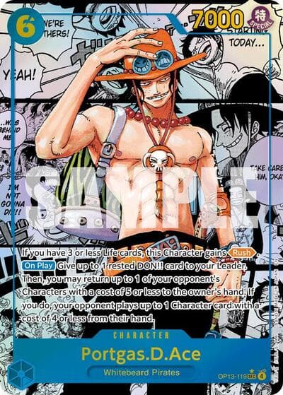 Portgas.D.Ace (119) (Super Alternate Art)