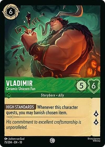 Vladimir - Ceramic Unicorn Fan