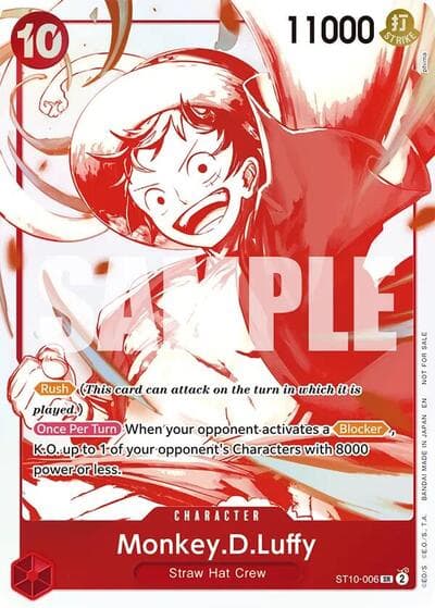 Monkey.D.Luffy - ST10-006 (3rd Anniversary Treasure Campaign Pack)