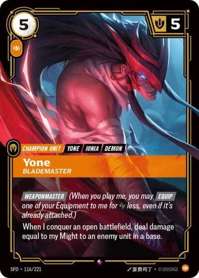 Yone, Blademaster
