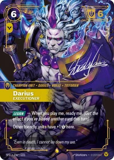 Darius, Executioner (Signature)