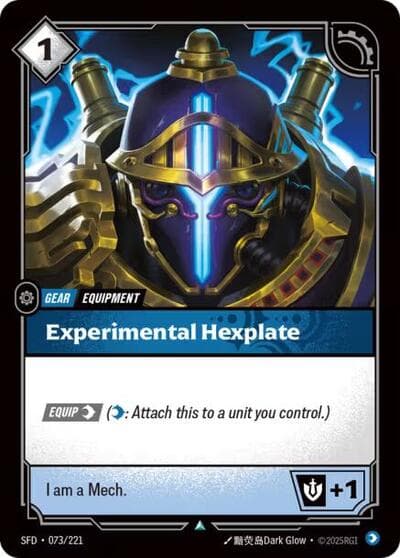 Experimental Hexplate