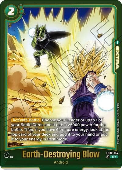 Earth-Destroying Blow (Alternate Art) #FB02-104