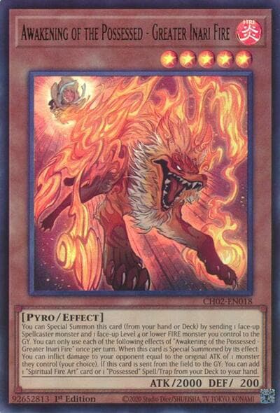 Awakening of the Possessed - Greater Inari Fire