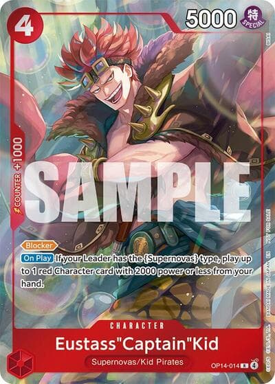 Eustass"Captain"Kid - OP14-014 (Dash Pack)