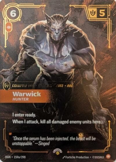 Warwick, Hunter