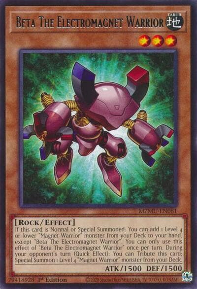 Beta The Electromagnet Warrior
