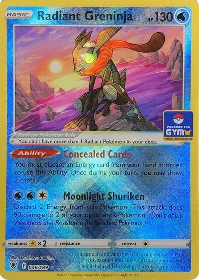 Radiant Greninja - 046/189 (GYM)
