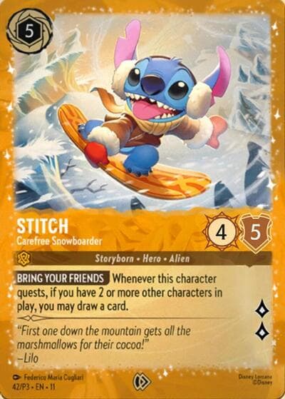 Stitch - Carefree Snowboarder