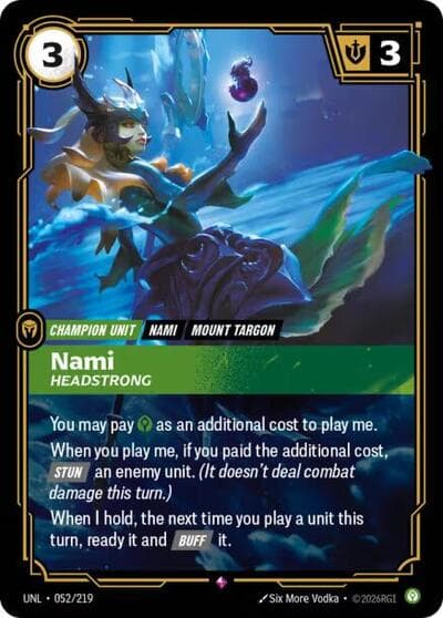 Nami, Headstrong