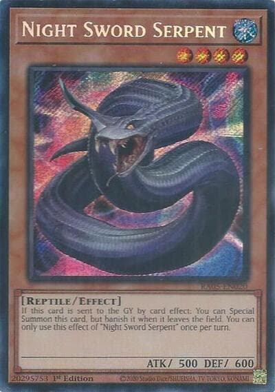 Night Sword Serpent (Secret Rare)