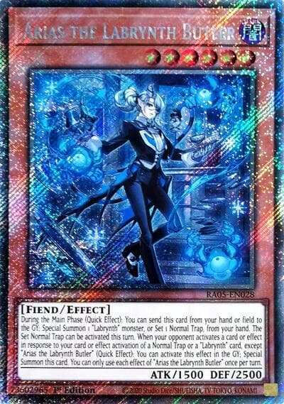 Arias the Labrynth Butler (Platinum Secret Rare)