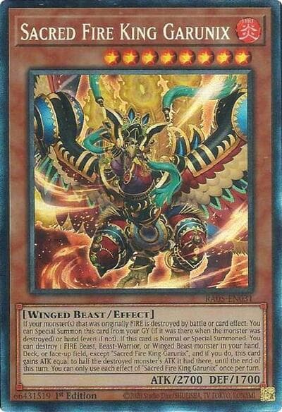 Sacred Fire King Garunix (PCR)