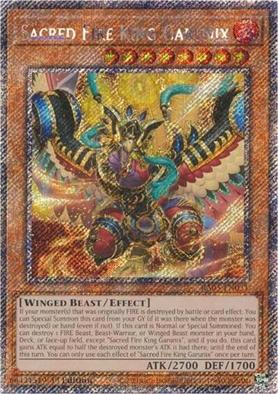 Sacred Fire King Garunix (Platinum Secret Rare)