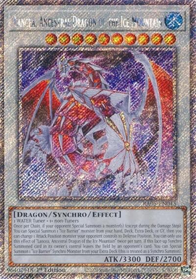 Lancea, Ancestral Dragon of the Ice Mountain (Platinum Secret Rare)