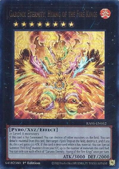 Garunix Eternity, Hyang of the Fire Kings (Ultra Rare)
