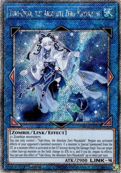 Yuki-Onna, the Absolute Zero Mayakashi (Platinum Secret Rare)