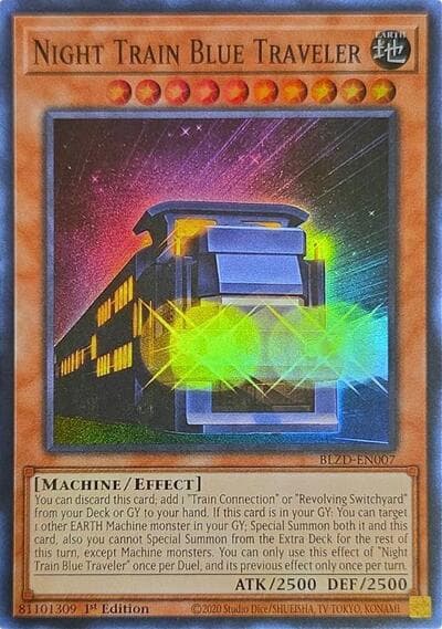 Night Train Blue Traveler