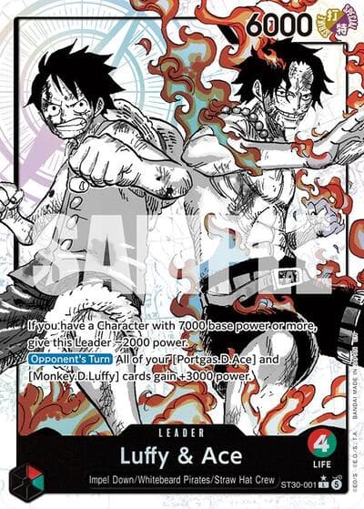 Luffy & Ace (Parallel) #ST30-001