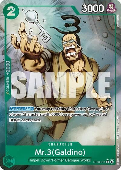 Mr.3(Galdino) (Full Art) #ST30-014