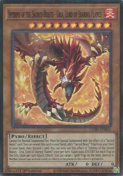 Inferno of the Sacred Beasts - Uria, Lord of Searing Flames