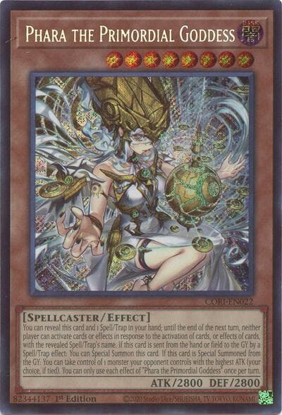 Phara the Primordial Goddess (Secret Rare)