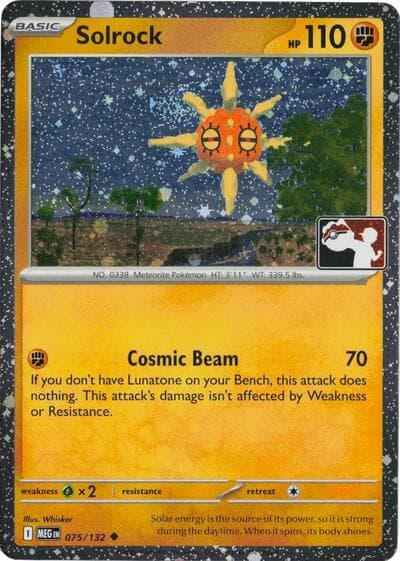 Solrock - 075/132 (Cosmos Holo)