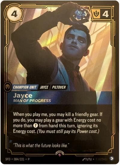 Jayce, Man of Progress