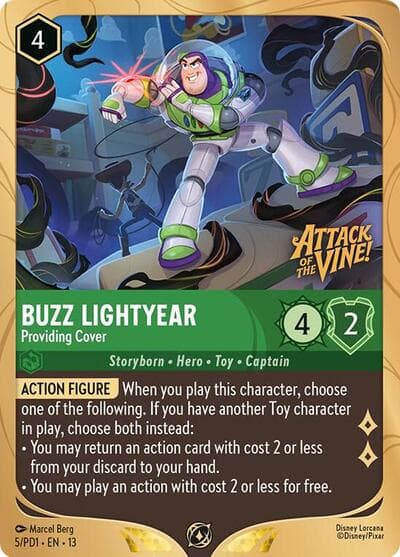 Buzz Lightyear - Providing Cover (Prerelease Promo)