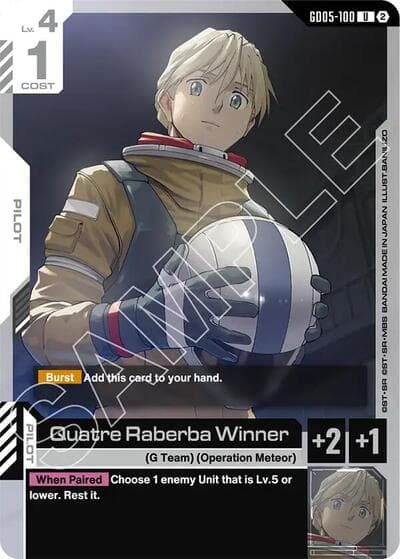 Quatre Raberba Winner
