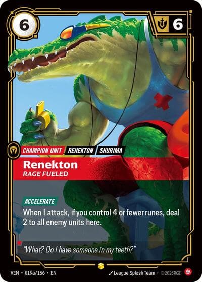 Renekton, Rage Fueled (Alternate Art)