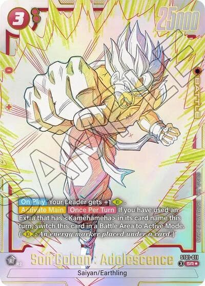 Son Gohan : Adolescence - ST01-011 (Alternate Art)