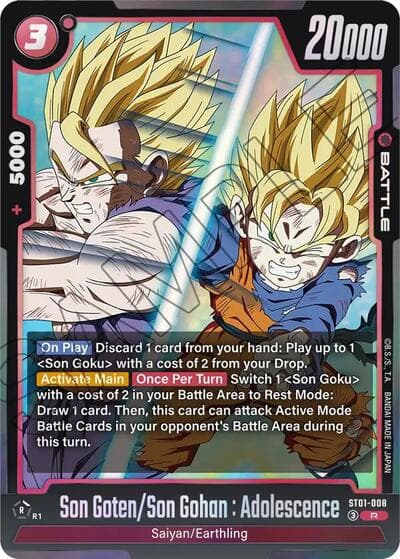 Son Goten/Son Gohan : Adolescence