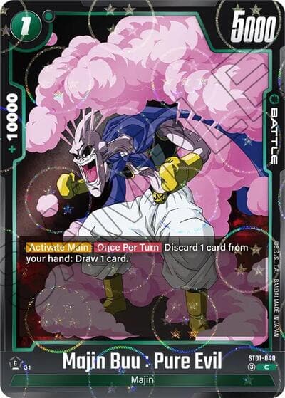 Majin Buu : Pure Evil - ST01-040 (Dragon Ball Pattern)