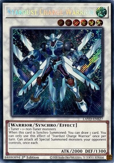 Stardust Charge Warrior (Secret Rare)