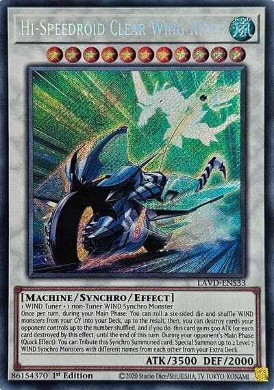 Hi-Speedroid Clear Wing Rider (Secret Rare)
