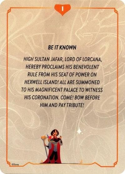 Reign of Jafar Lore Card (1 of 19)