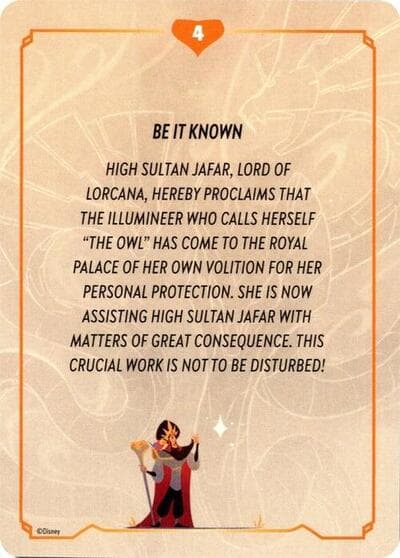 Reign of Jafar Lore Card (4 of 19)