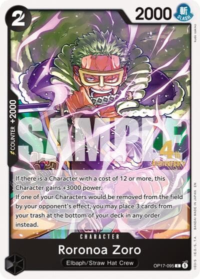 Roronoa Zoro (095) #OP17-095
