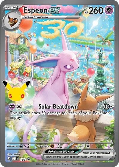 Espeon ex - 108 (30th Celebration)