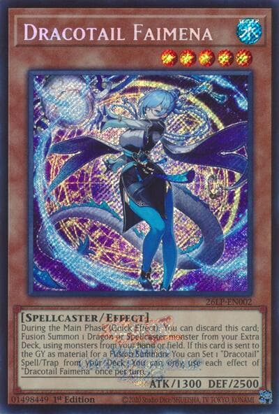 Dracotail Faimena (Emblazoned Secret Rare)